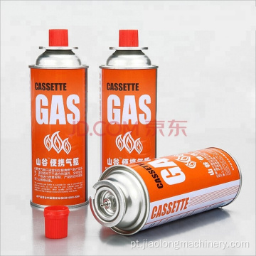 Top vendendo cone de aerossol automático fazendo máquina para lata de gás cassete pode fazer linha de produção